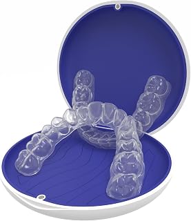 Mouth Guard for Grinding Teeth at Night, Bite Guard for Teeth Clenching Nighttime for TMJ Relief, Nightguard for Adult and Kids (Count, 2)