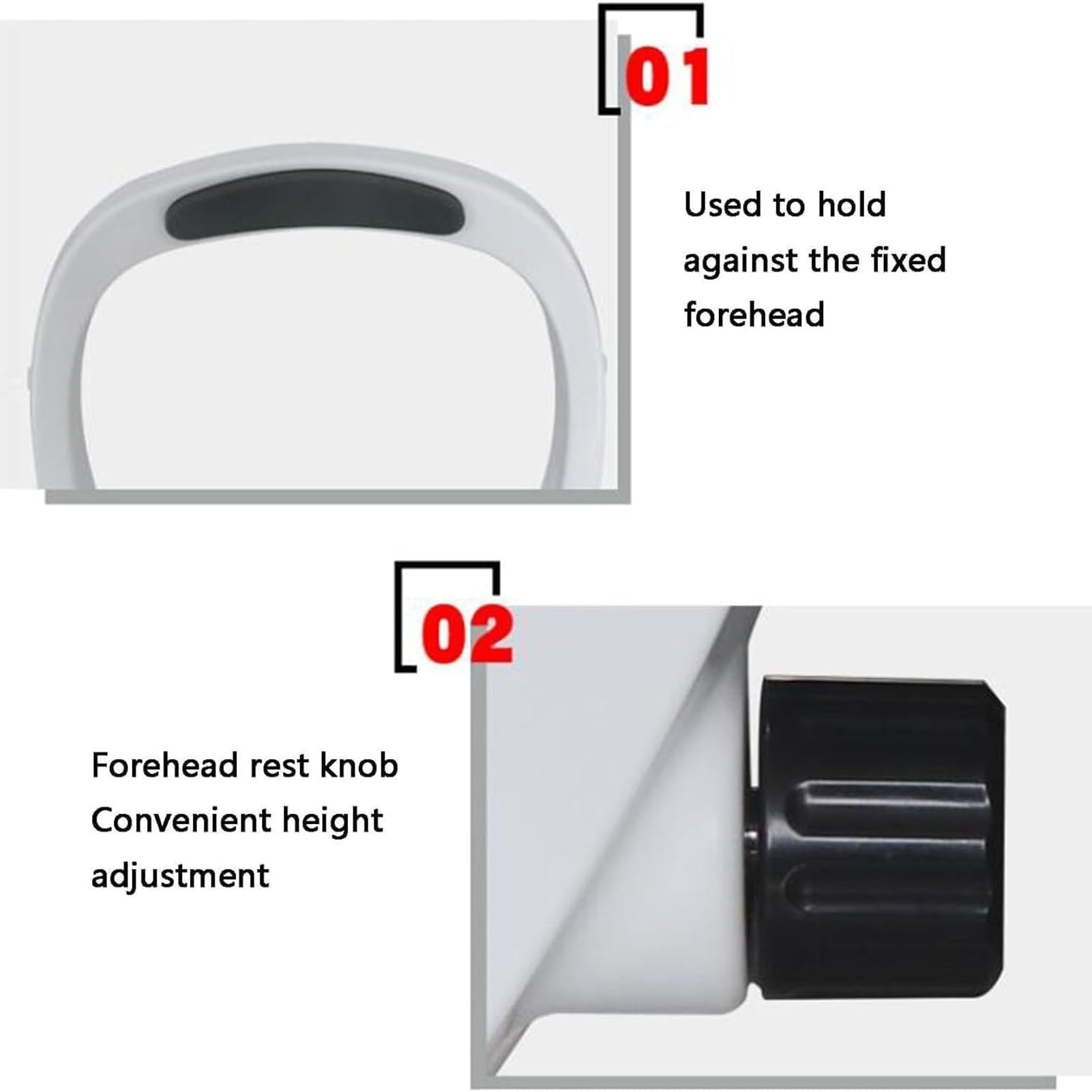 MRKU Supporto di Sollevamento Ottico per Allenamento della Vista, Supporto con manopola di Regolazione dell'altezza per Negozi di Ottica e Centri di Cura della Vista