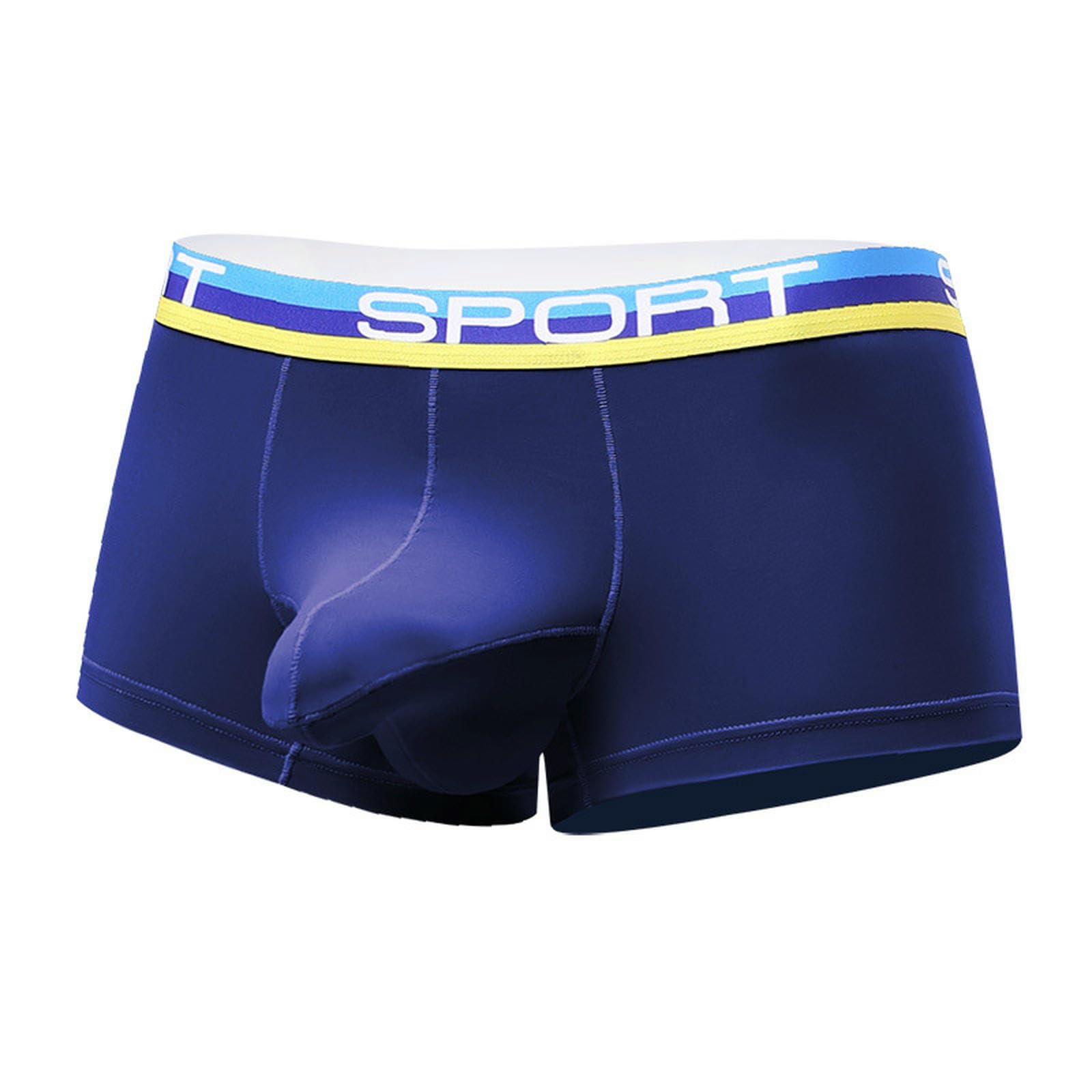 Boxer homme de qualité supérieure lot de 3 caleçons de maintien bleu