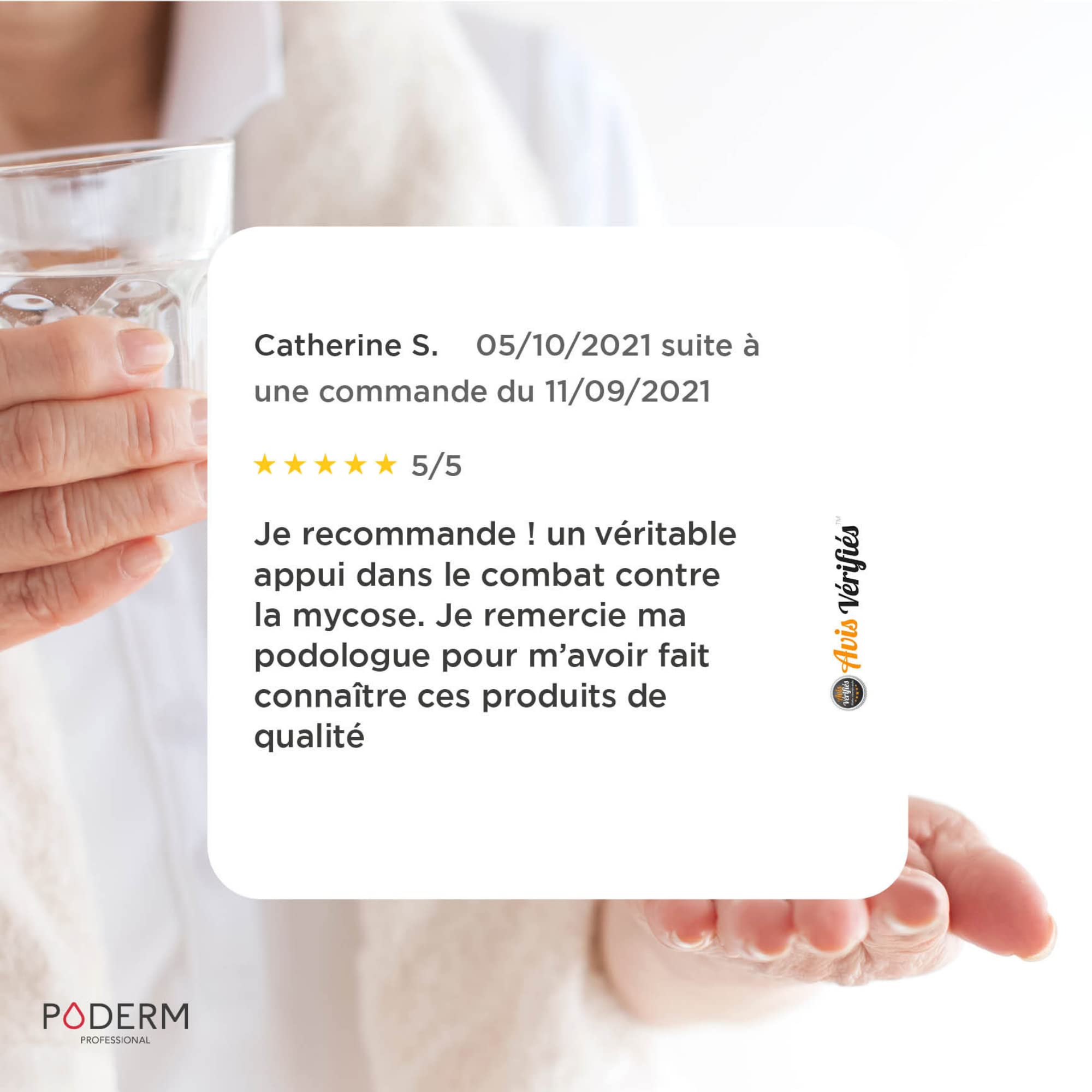 PODERM - ONGLES SAINS COMPLEMENT ALIMENTAIRE 30 jours| Répare et fortifie l’ongle | Cure professionnelle pied/main | Facile & rapide | Swiss Made