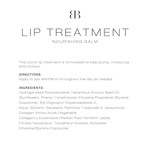 Miniatura 6 de BIBA DE SOUSA The Lip Treatment - Bálsamo labial hidratante con péptidos, aminoácidos y escualano, bálsamo nutritivo de acción rápida para labios