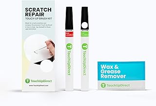1D/UD Clear White Compatible with Kia Exact Match Scratch Repair Touch Up Paint - Brush Kit