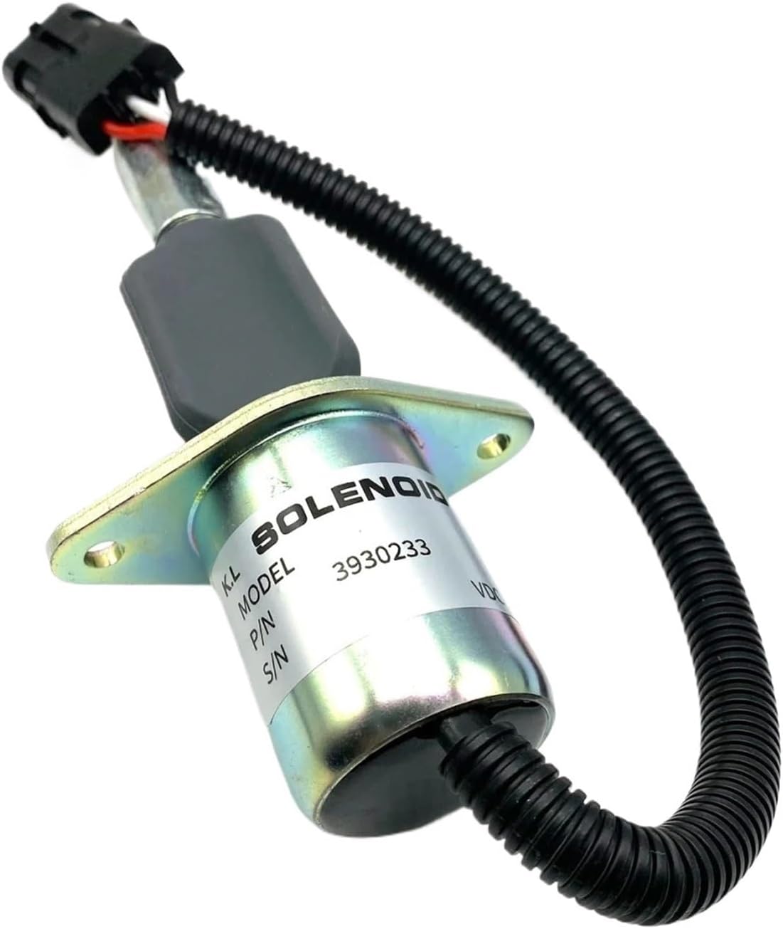 24V Fuel Shut Off Stop Solenoid 3930234 3928161 3964624 For 6CT 8.3L Engine