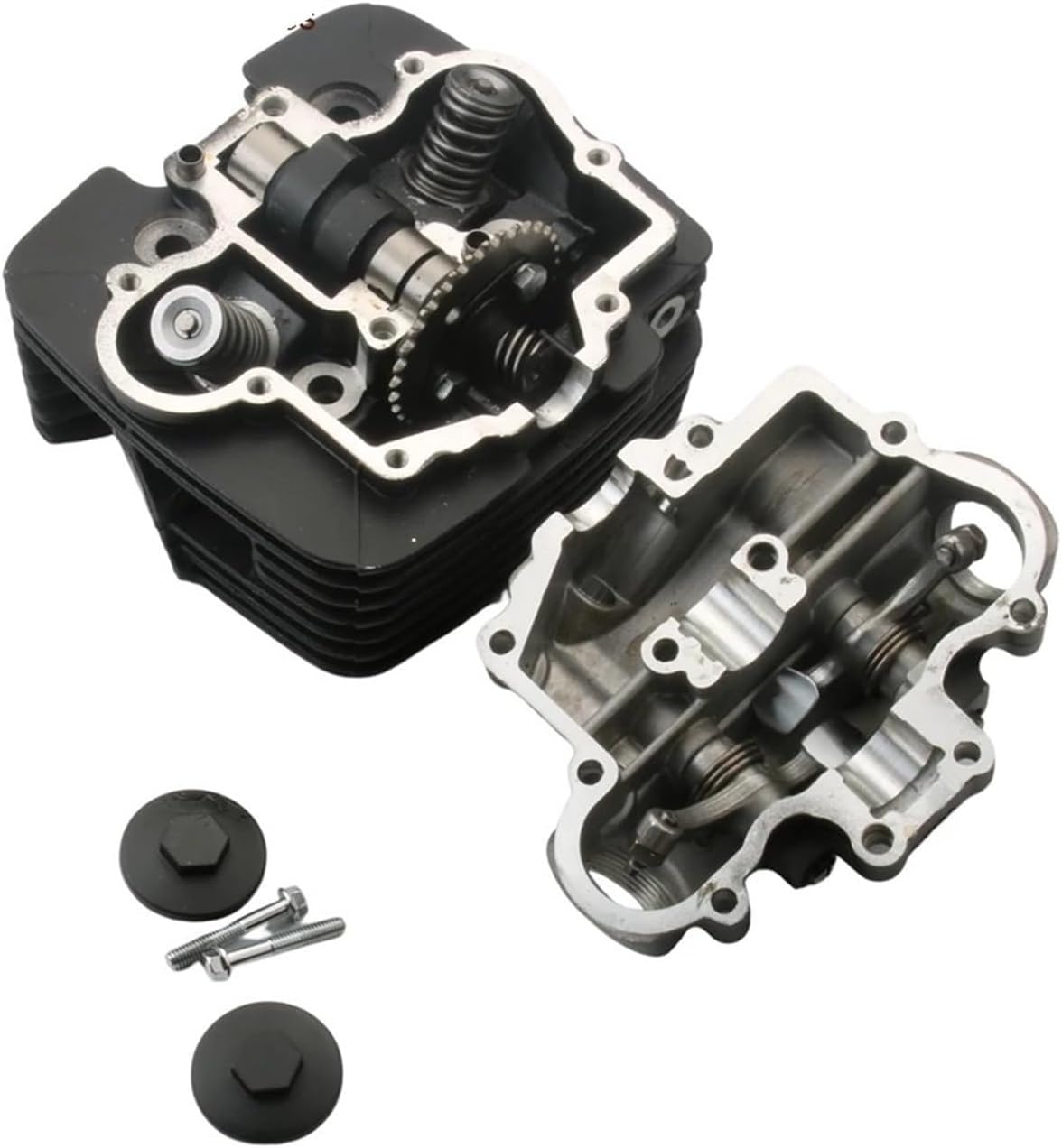 Motorcycle Cylinder Head Assembly & Rocker Camshaft For S-zuki EN125 EN125-2A EN125HU EN 125cc 2003-2009 GZ125 Black 157FMI