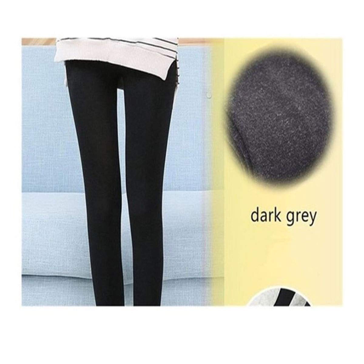 RWRAPS Collant da Donna Autunno e Inverno Collant Foderato Caldo e Spesso Collant Alto Elastico in Vita Termico Elastico Sottile (Colore : B, Taglia : Taglia Unica) (2 Taglia Unica)