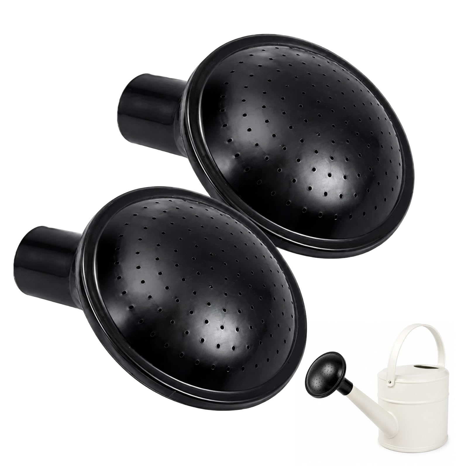 2 Pcs Watering Can Head, Watering Can Rose Head Replacement, Universal Garden Watering Can Sprinkler Head, Universal Replacement Sprinkler Nozzle for Seedlings & Plants