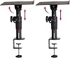 Gator Frameworks GFWSPKSTMNDSKCMP | Desktop Vise Studio | DJ Monitor | Speaker Stand | Stand | Pair