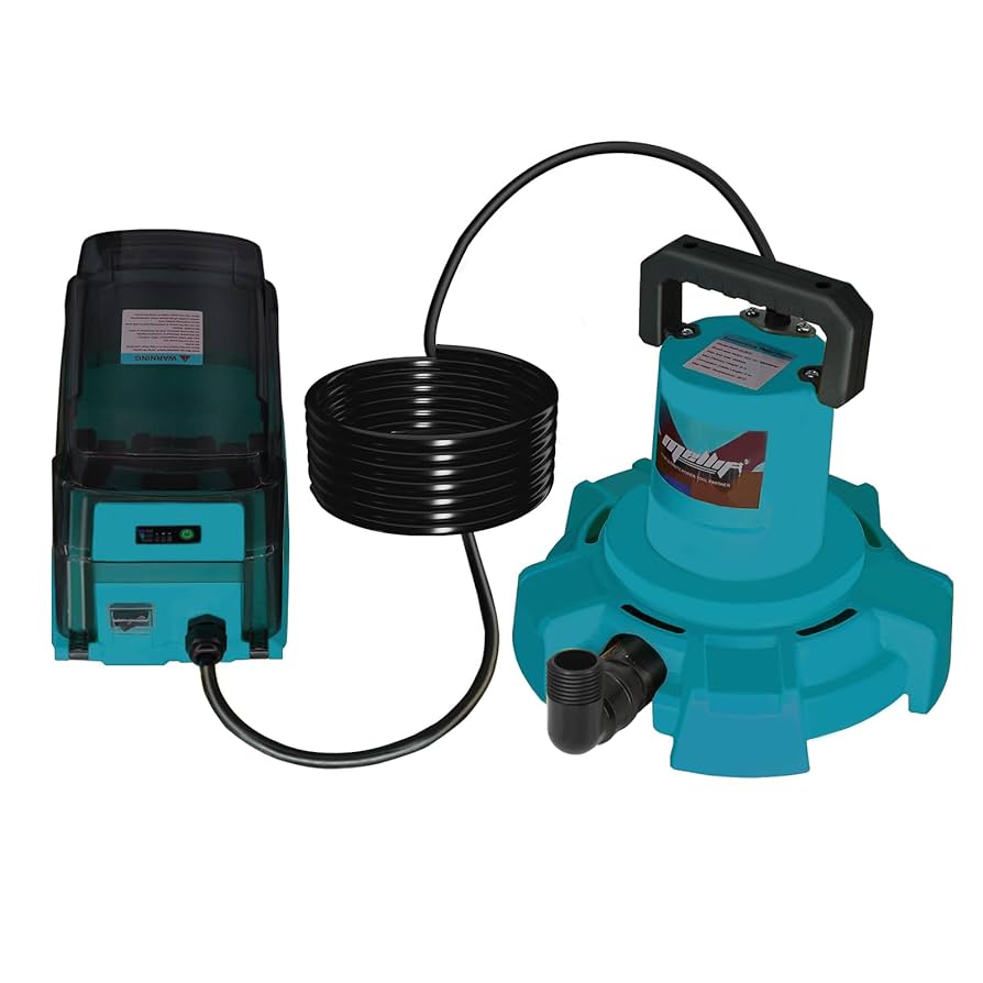 Portable Water Transfer Pump For Makita 18V Battery, 500GPH 100W 16Ft Cord For Pool, Water Beds, Garden Shower, Puddle,Camping, RV, Bilge,Fish Tank,Diesel Boat Truck (No Battery