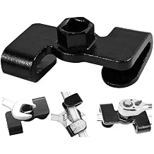 Wrench Extender Adapter for Bolt Loosening and Garage Repair, Black | Additional Leverage,Simple Connection,Useful Repair Tool,Compact Design,Compatibility Reminder,Wrench Extender Adapter