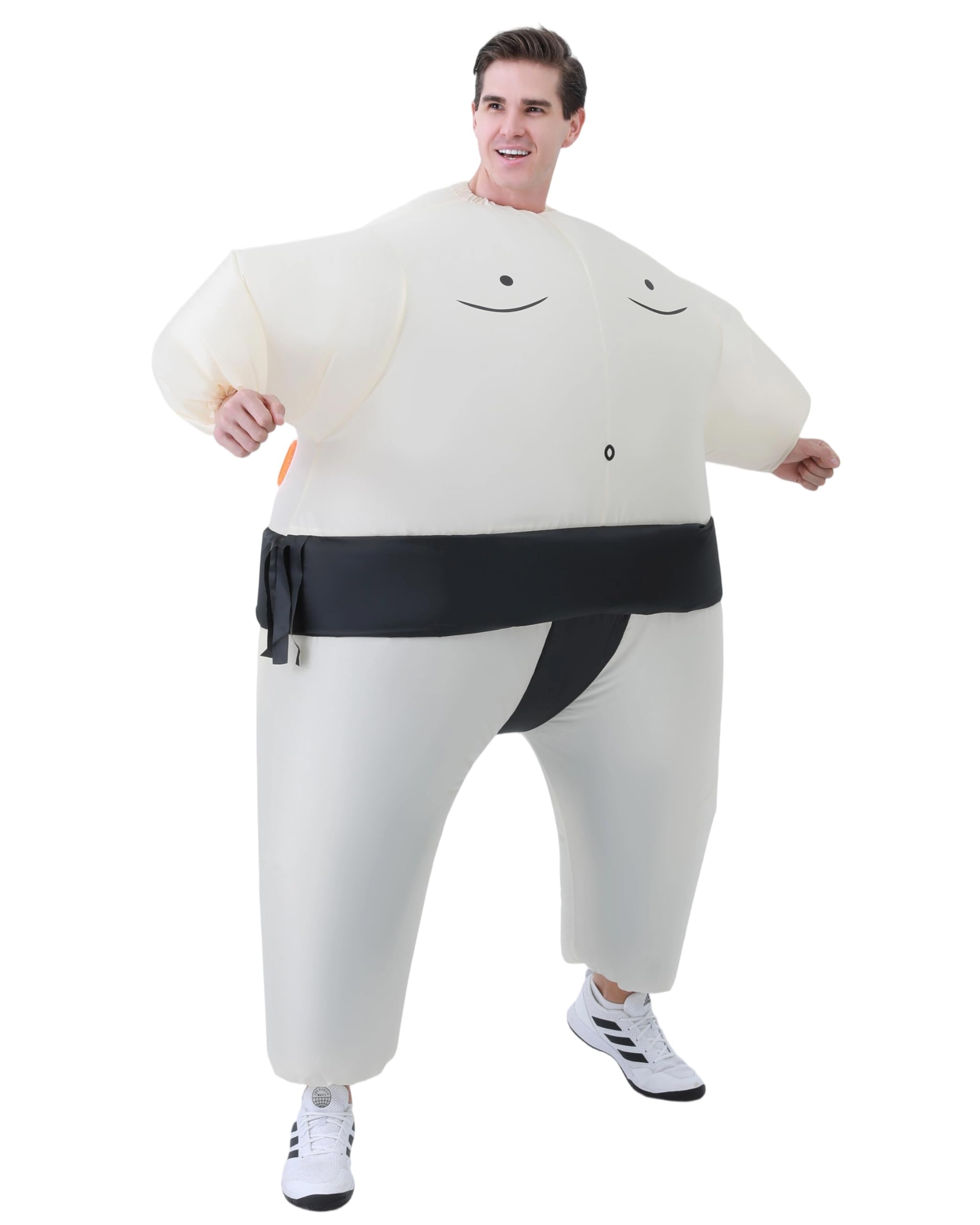 Disfraz hinchable de Sumo para adultos, disfraz de aire para hombres y mujeres, divertido disfraz de carnaval para Halloween, Navidad, carnaval (inflable Sumo costume para mujer)