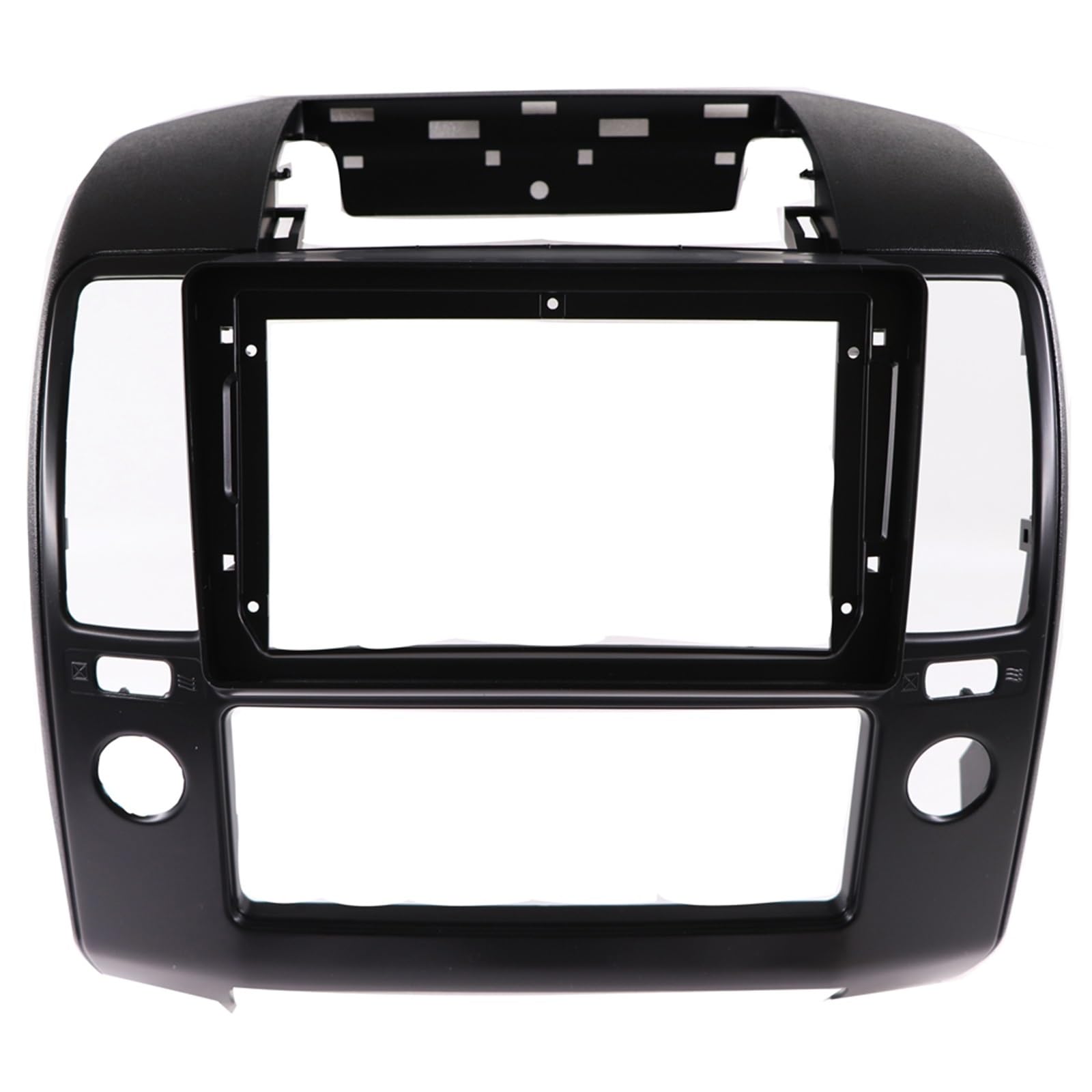 JKELPV Car Radio Frame Kit Fit For Nissan Navara 2006-2012 Navara D40 Android Radio Dask Kit Fascias Car Frame Fascia Adapter Radio adapter(Only frame)