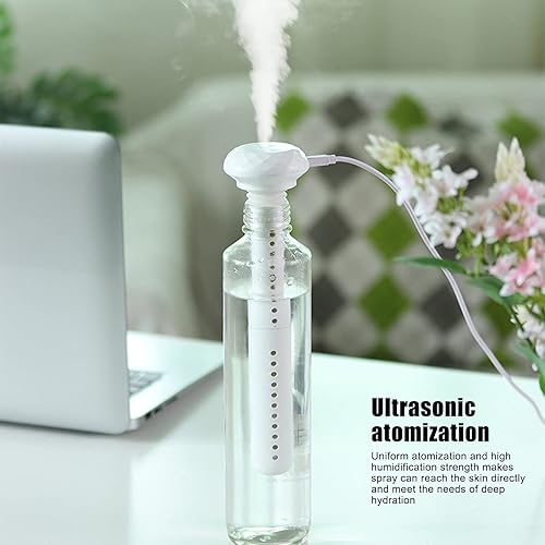Miniatura 2 de Mini humidificador portátil, humidificador de escritorio personal USB para plantas, oficina, dormitorio de bebé, purificador de niebla fría sin