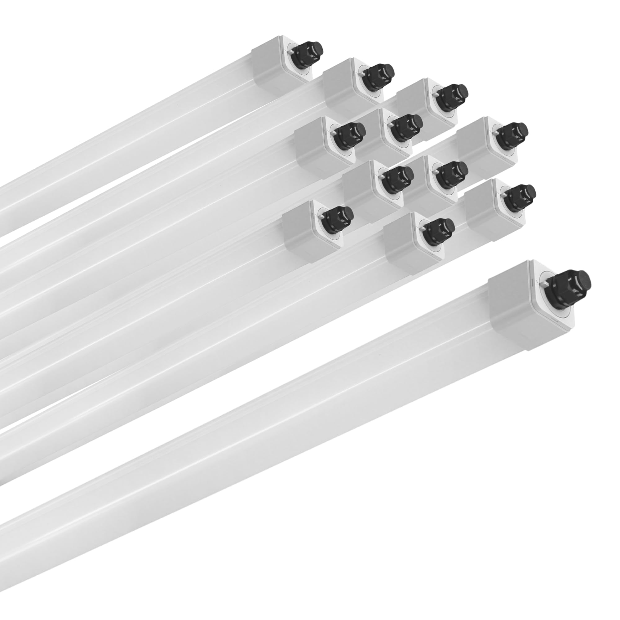 LED Feuchtraumleuchte 120cm 36W 4000K IP66 12er Set 4300lm | DLG anerkannt, Ammoniakbeständig, Agrarleuchte für Stall
