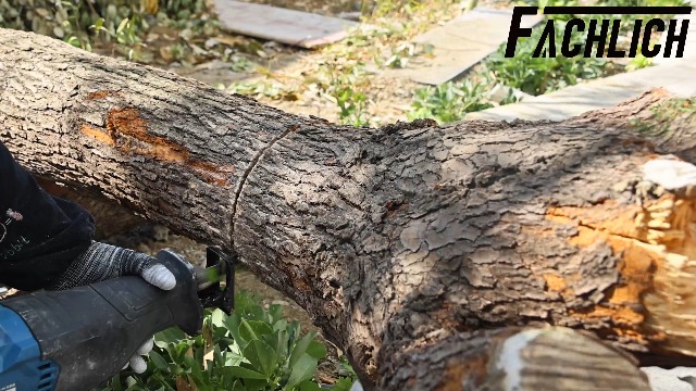 Image of 15 inch Japanese Teeth Reciprocating Saw Blades Wood Pruning - FACHLICH 4pcs Curved Edge 6TPI for Tree Trimming, Wood /PVC Pipe Cutting, Cr-V Sabre Blades Better Wear Resistance