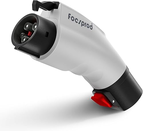 Miniatura 8 de Adaptador Tesla a J1772, adaptador de cargador Tesla con certificación UL, apto para J1772 EVs, máximo a 60 A 250 V con bloqueo de seguridad,