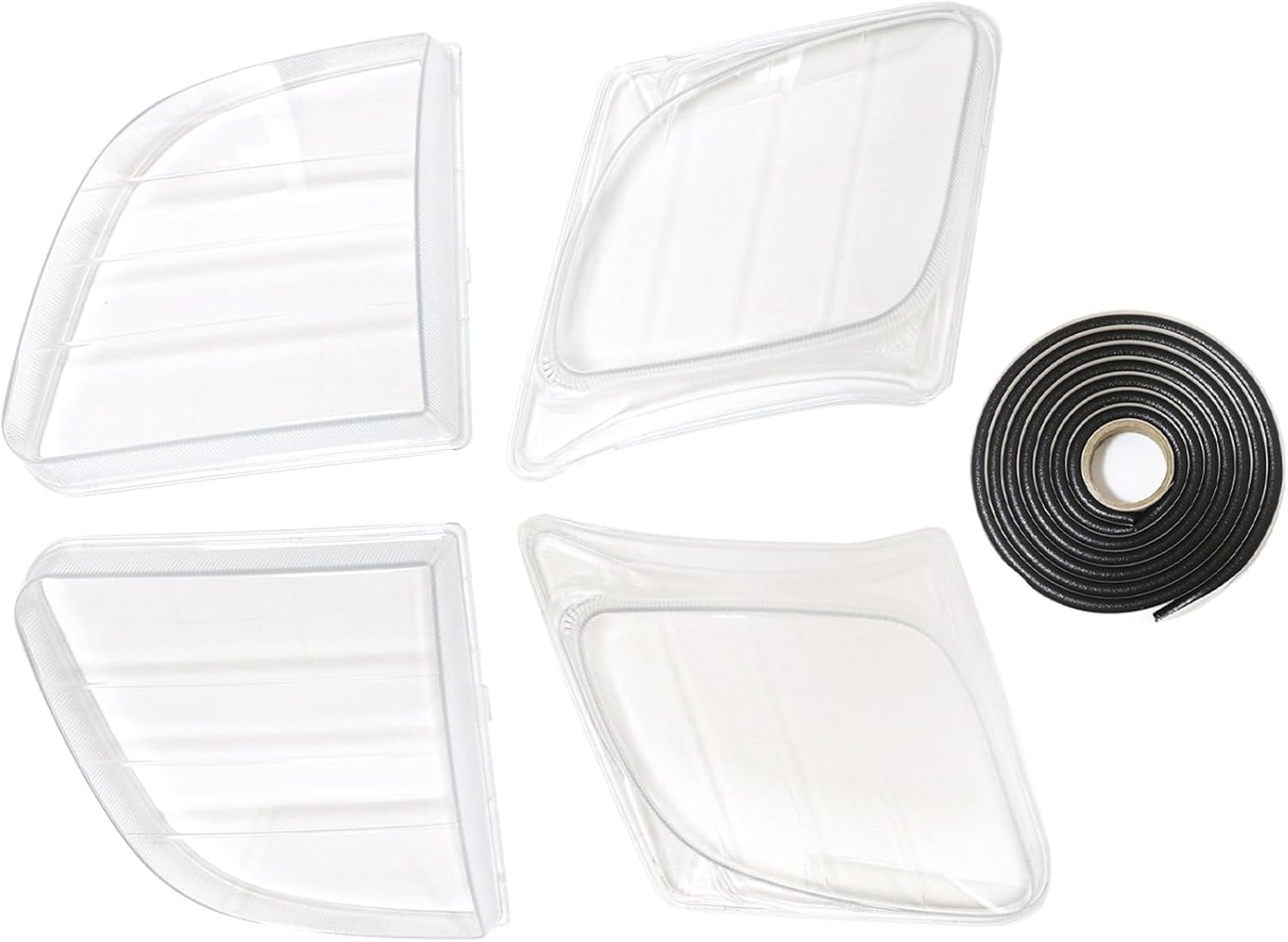 FZJDSD 5PCS Front Headlight Clear Lens Housing Seal Glue Compatible with Lexus LX470 1998-2007