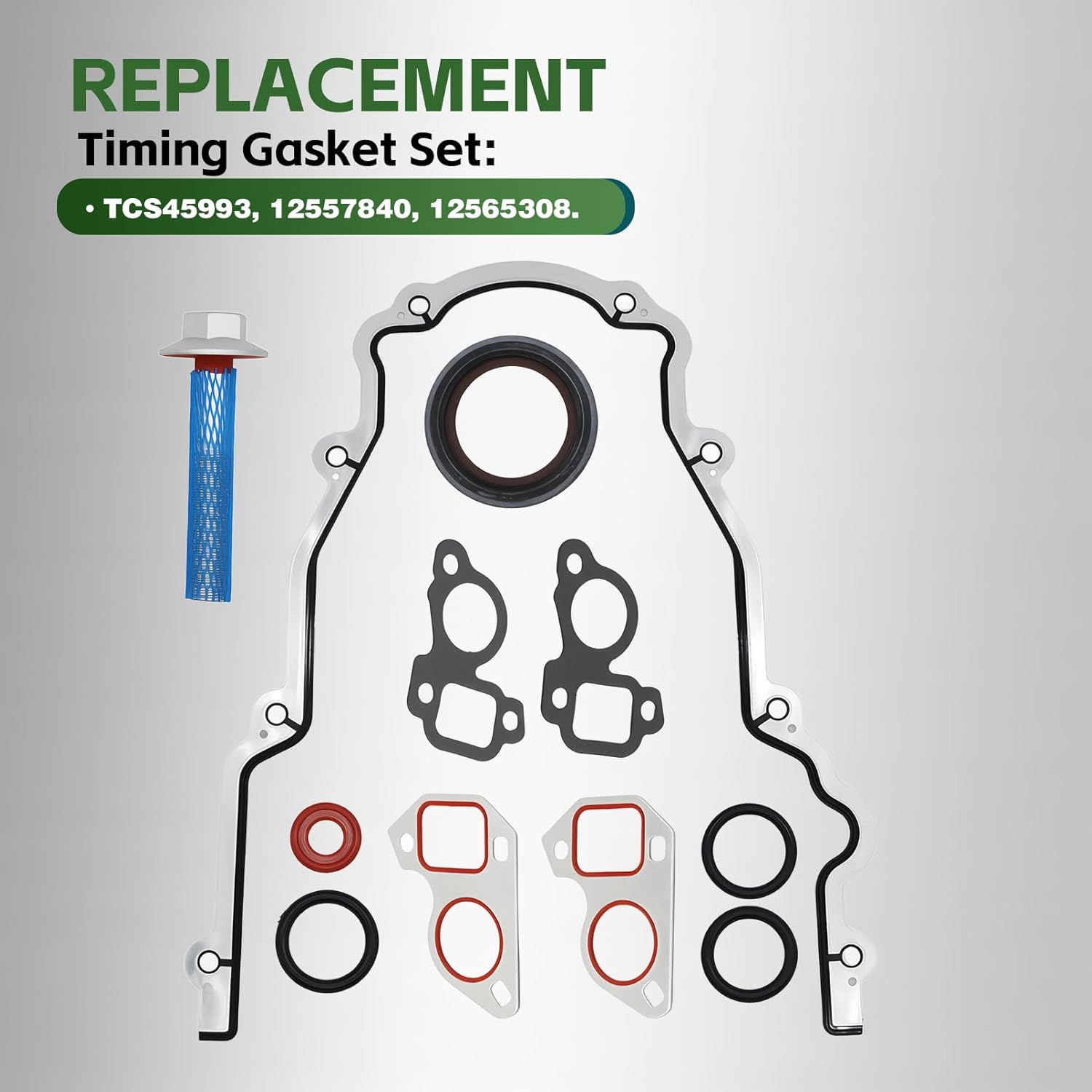 E1840P Sloppy Stage 2 Camshaft Springs Kit with Lifter Pushrods Kit Compatible with Silverado Express Savana Sierra SS2 LS1 4.8 5.3 6.0 6.2 LS Cam LQ4 LM7 1997-2007