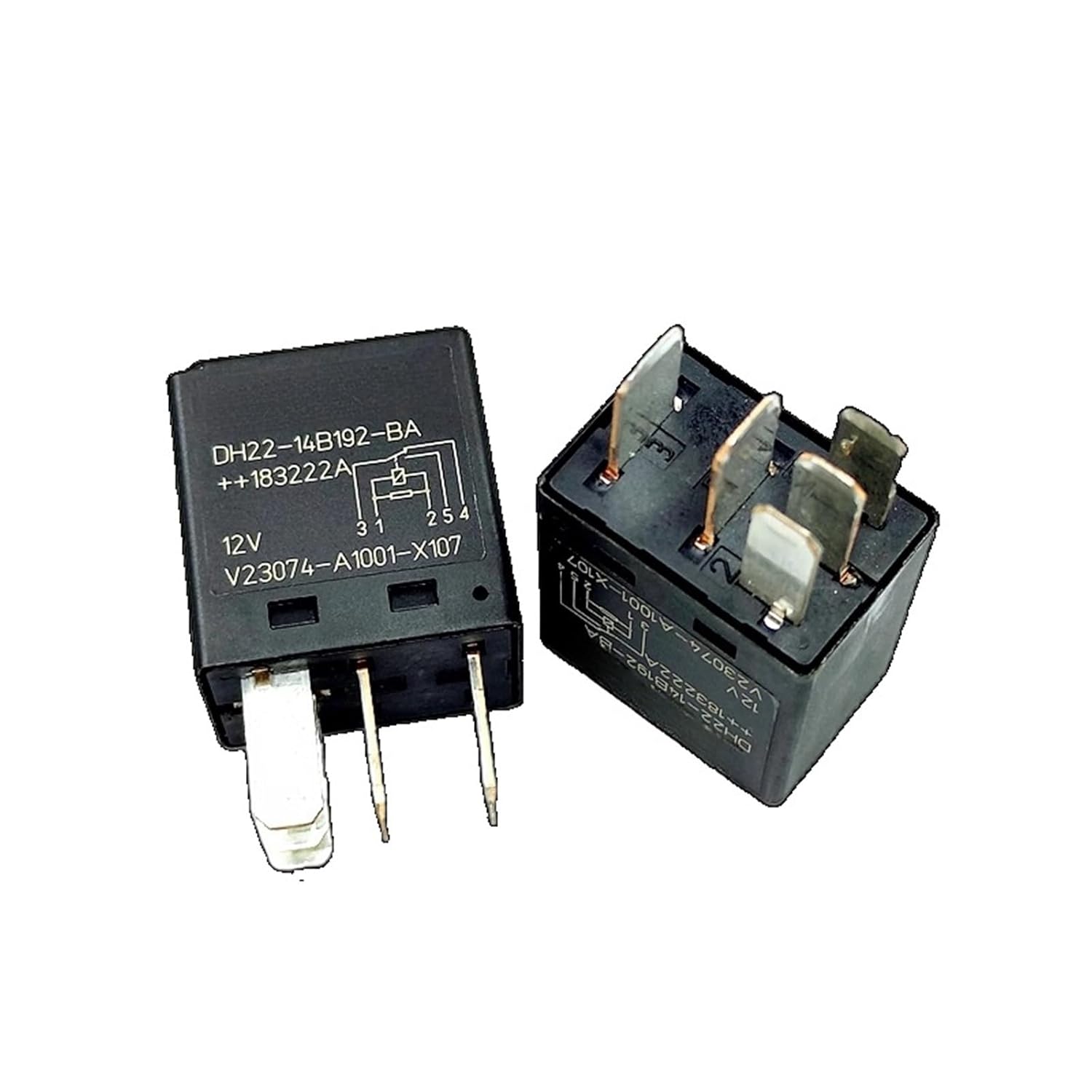 10pcs/lot Relay V23074-A1001-X107 Automotive air Conditioning Fan Relay DH22-14B192-BA