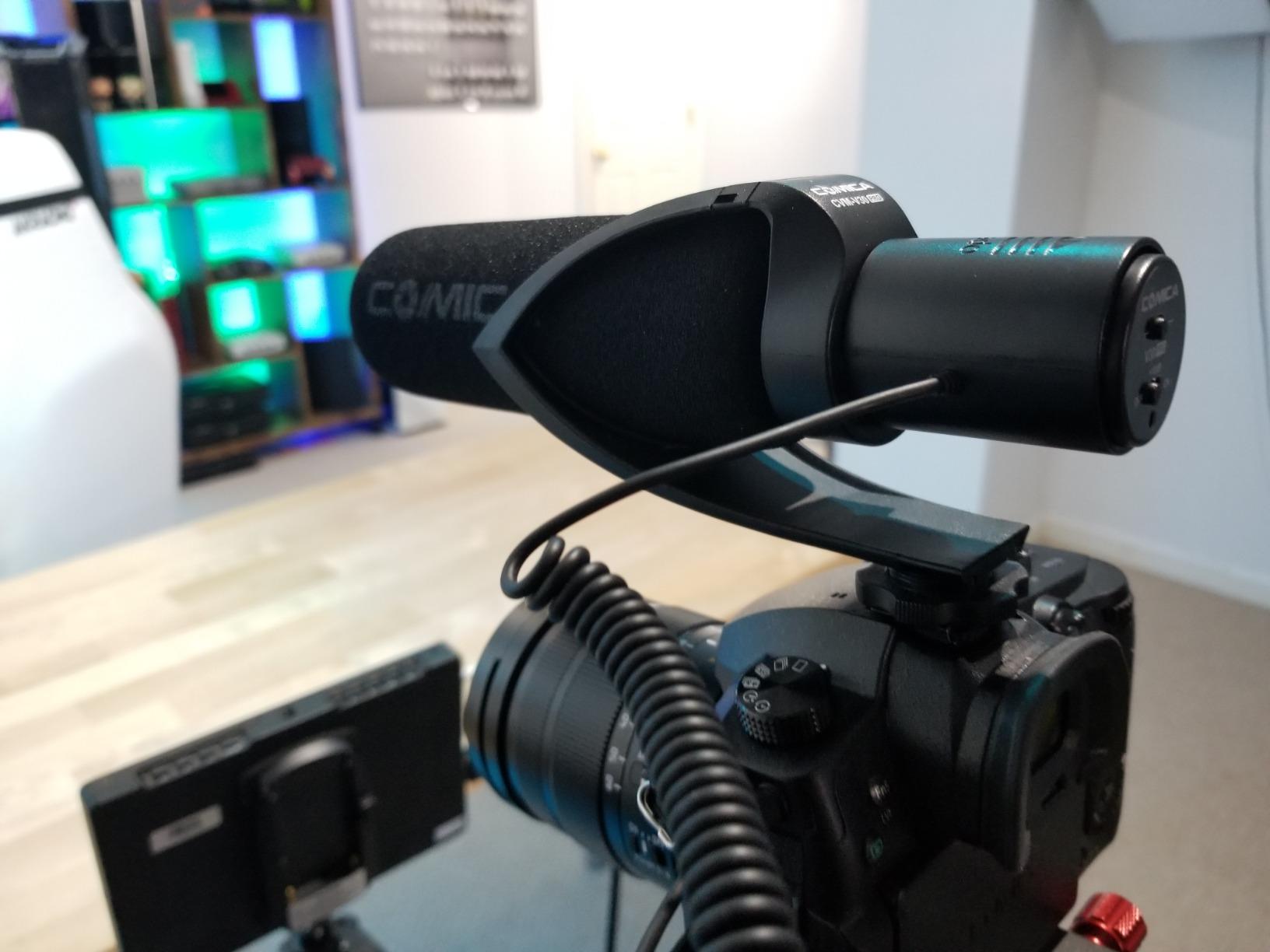 comica cvm-v30 pro panasonic lumix microphone