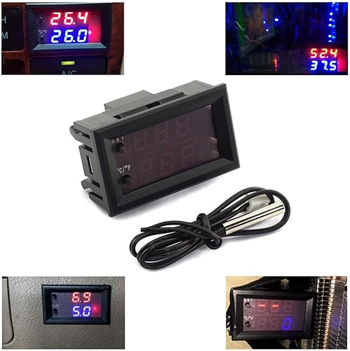 Miniatura 6 de DZS Elec Controlador de temperatura de -50 a 230.0 F (-58 a 230 F) CC 12 V programable de calefacciónrefrigeración termostato módulo de interruptor