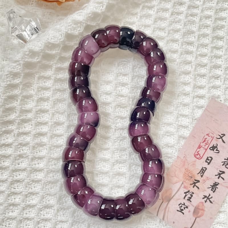 Image of MUDI Bracelet For Women, Bodhi Seed Beads Bracelets Fidget Healing Energy Protection Stretch to My Man Jewelry Gift