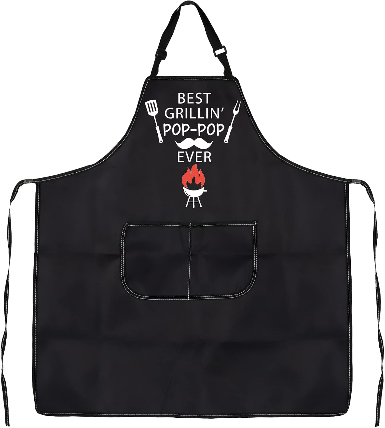 Best Grillin’ Pop Pop Ever Grandpa Apron For Grilling Pop