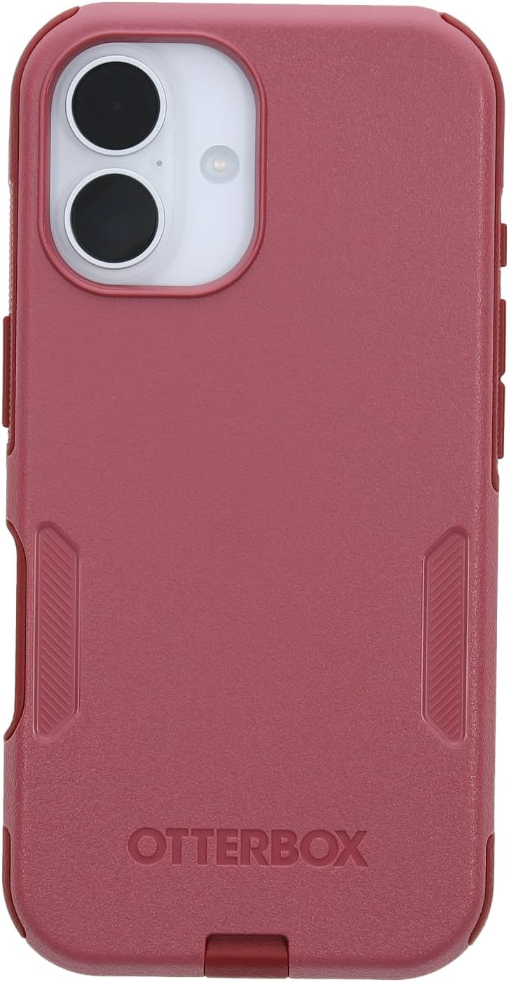 iPhone 16 Commuter Series Case - Foxberry Pink, Thin & Protective iPhone Case, Dual-Layer, Impact Absorbing iPhone Case