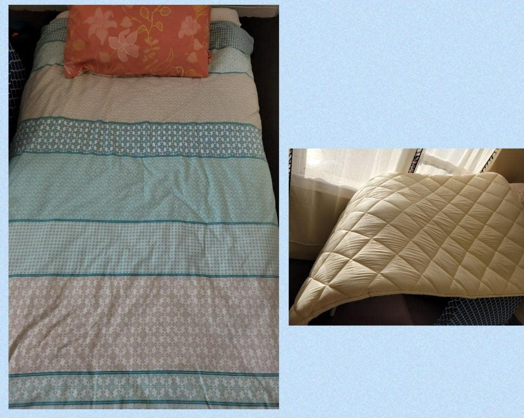 FULI Japanese Futon Mattress, Foldable & Portable Floor Lounger Bed