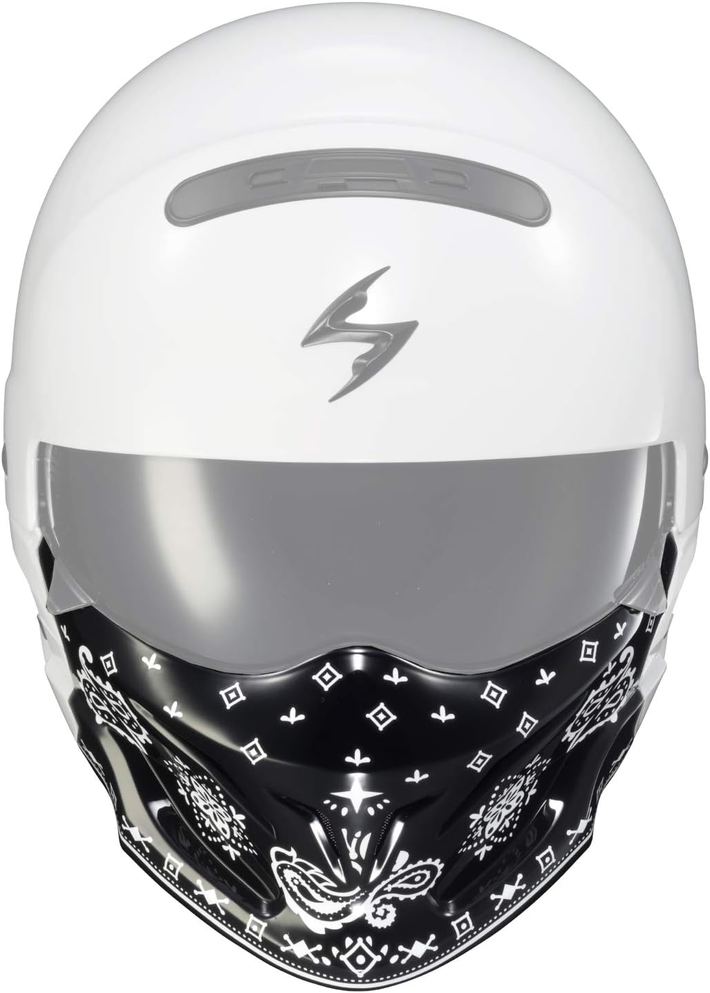 ScorpionEXO Covert Optional Replacement Chin Cover for Covert Helmets Samurai (Glow In The Dark Red)