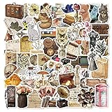 ステッカー 100枚セット 動物 防水シール icカード スーツケース バイク ヘルメットなど適用 アート 柄 レトロ ステッカー 落書き 手帳 ハンド アカウント ステッカー