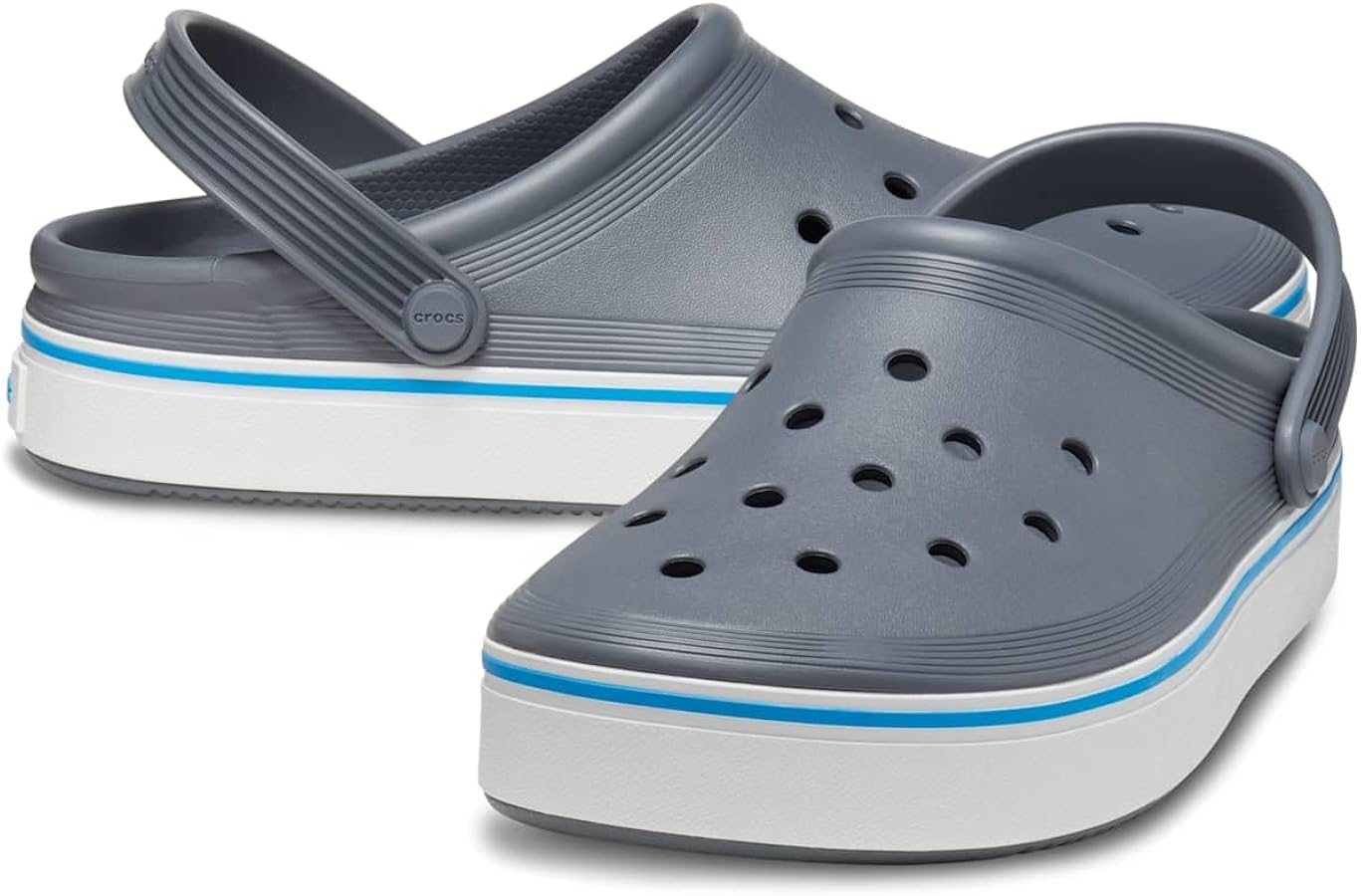 crocs front court crog 25cm ネイビー NEW! CROCS FRONT COURT CLOGS Navy White Mens & Womens
