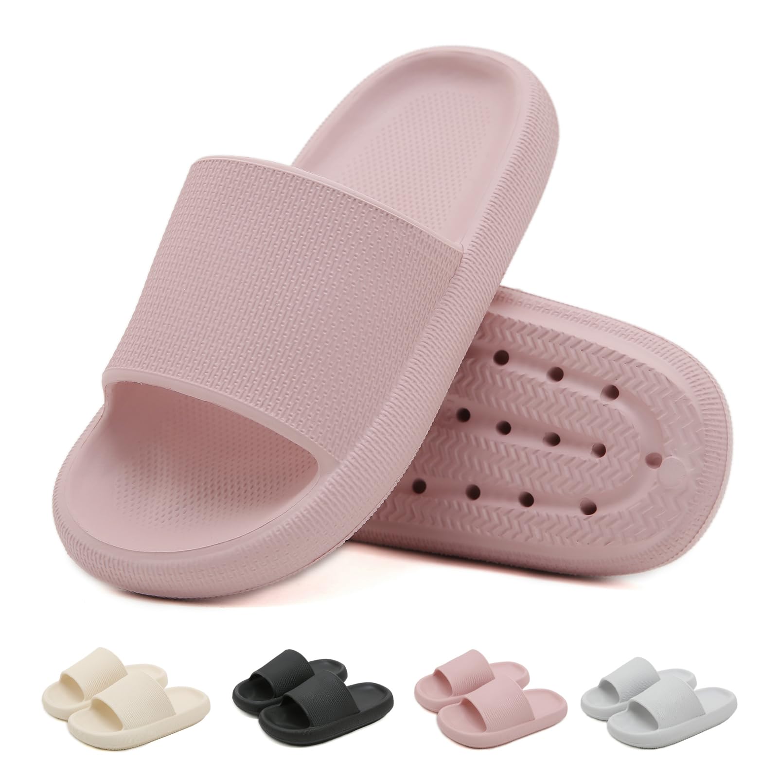 Chanclas Niña Piscina Zapatillas de Baño Playa Niño Verano Ligera Antideslizante Sandalias de Ducha para Interior y Exterior