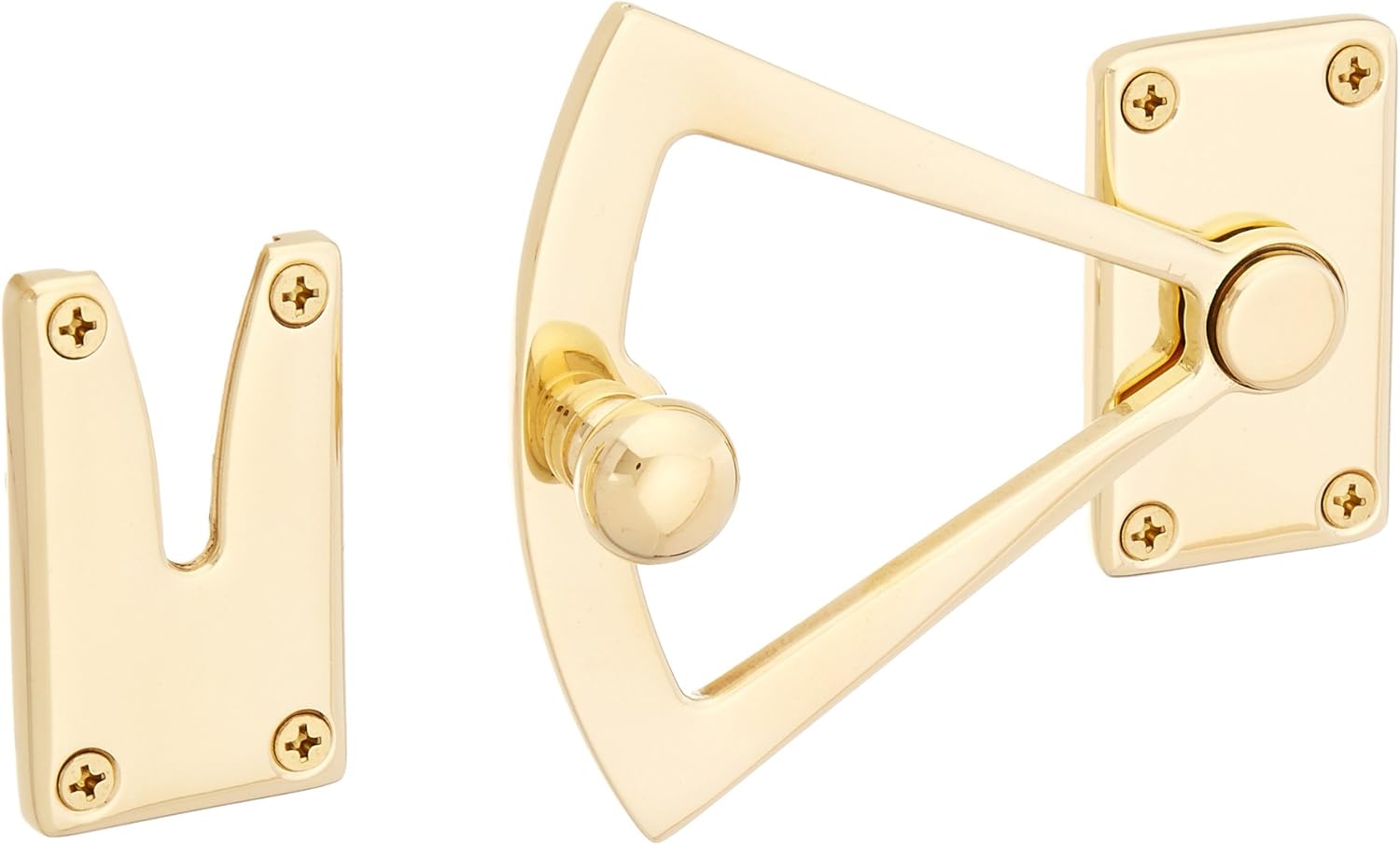 Baldwin 0340050 Dutch Door Quadrant, Antique Brass