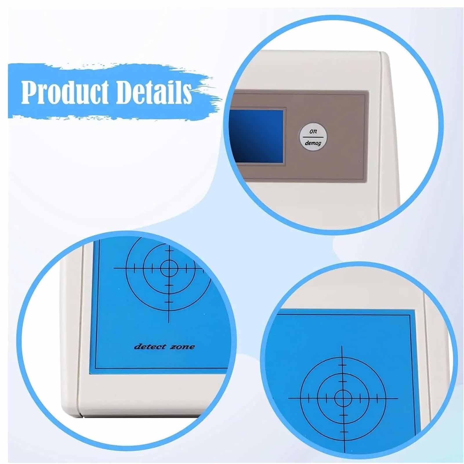 MObyat Smagnetizzatore Elettrico per Orologi, Rilevatore di Magnetismo Professionale con Display LCD, Funzionamento Rapido Tramite Pulsante, Magnetizzazione Rapida in 5 Secondi, per Casa E Studio.