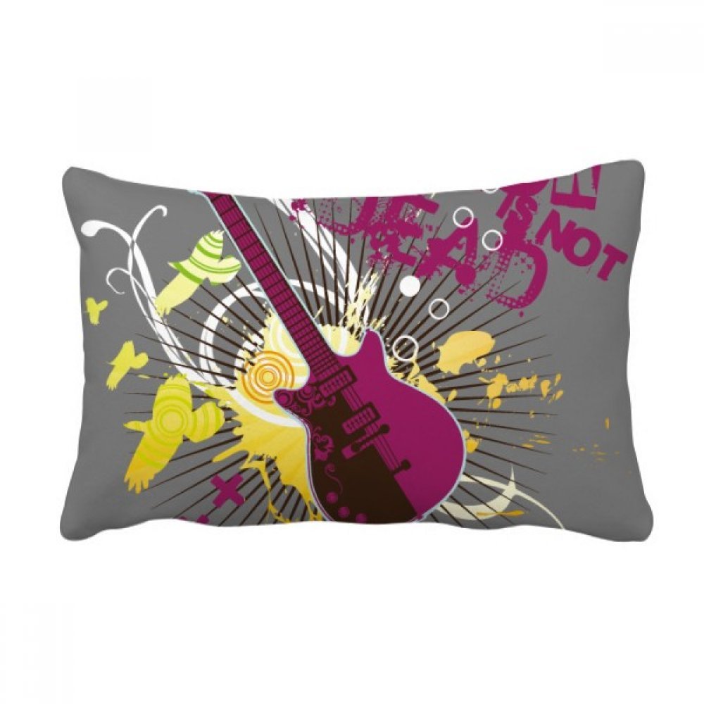Coussin guitare rock décoration instrument canapé multicolore
