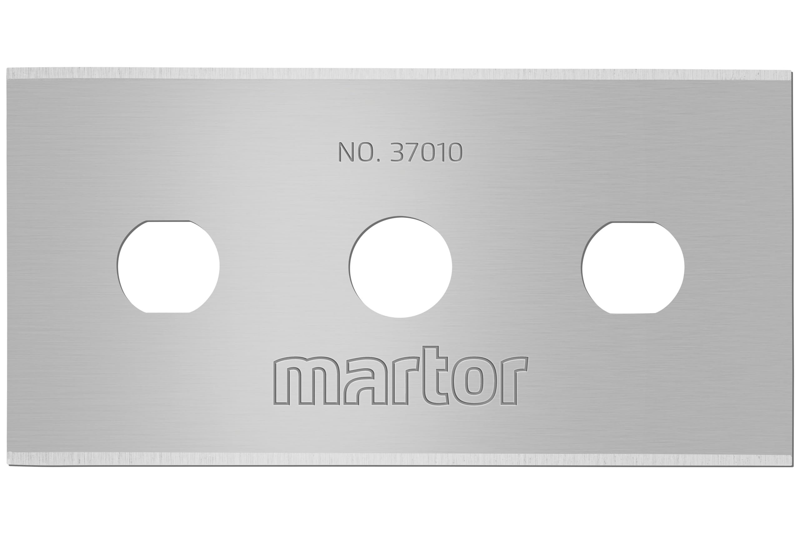 MARTOR 350 x hoja industrial, hojas de recambio Cúter, Cuchillo de seguridad, 22 mm, afilado, en dispensador, utilizable en 4 pliegues, nº 37010 | Doble bisel, afilado bilateral, hoja de recambio, en dispensador, almacén y logística, No. 37010.39