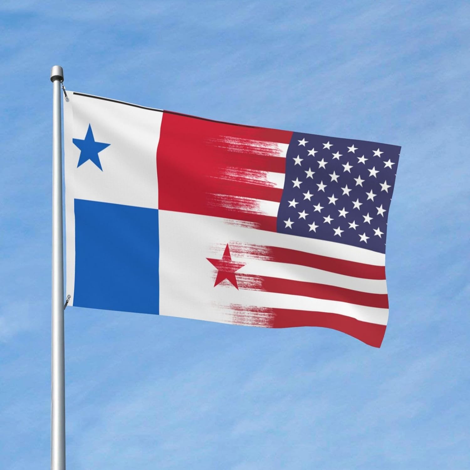 Flags Gifts Yard Decorations America Flag And Panama Flag Flag 3x5 Ft Outdoor Double Sided Printing For image 2