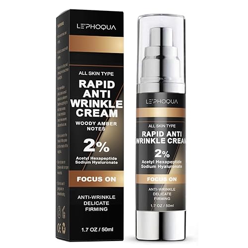 Le'phoqua Crema antiarrugas, crema antiarrugas profundas, crema antiarrugas para mujeres y hombres, crema antiarrugas para la cara, crema facial