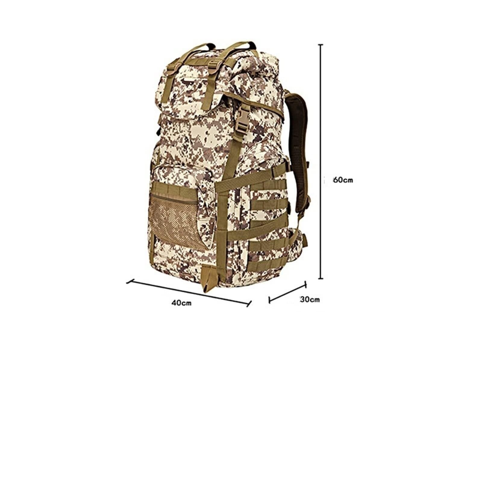 Plecak Turystyczny Plecak Trekkingowy Plecak Turystyczny Kempingowy Kamuflaż Męski Plecak Turystyczny Torba Oxford Cloth Backpack Torba Alpinistyczna