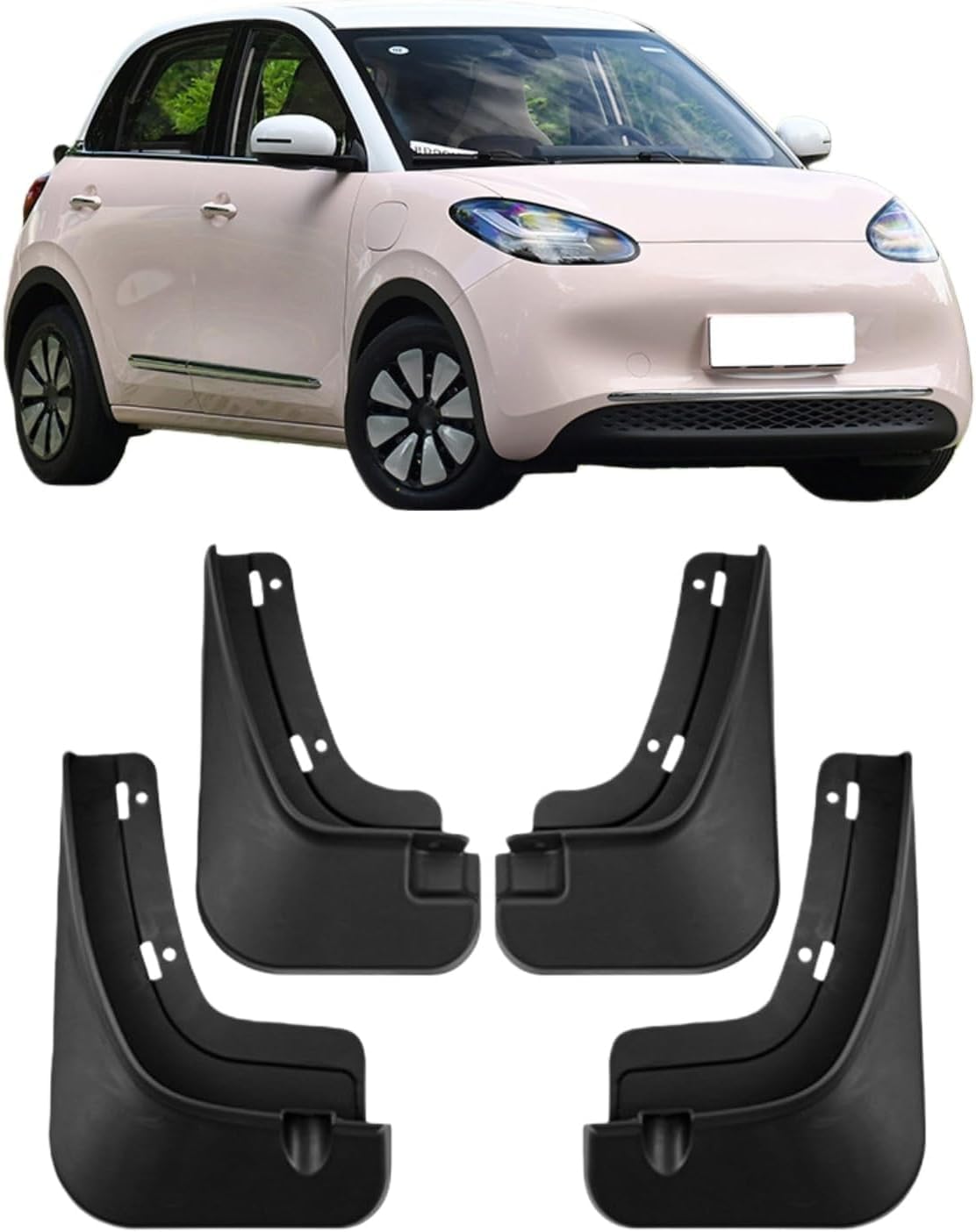 Guardabarros de coche para Wuling Binguo EV que protegen la carrocería de piedras