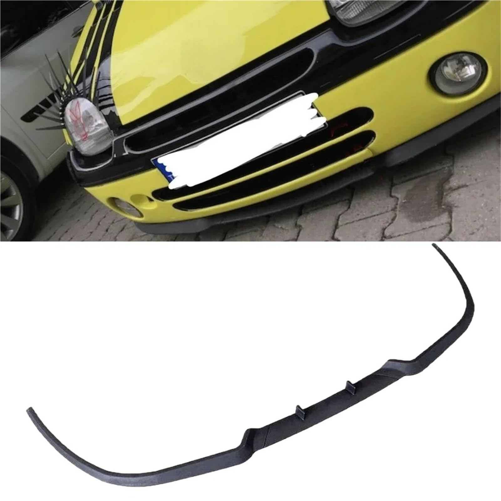Auto Labbro Spoiler 3 Pz Spoiler ANTERIORE PARAURTI Labbro Body Kit Tuning Sport Protezione Per Twingo H