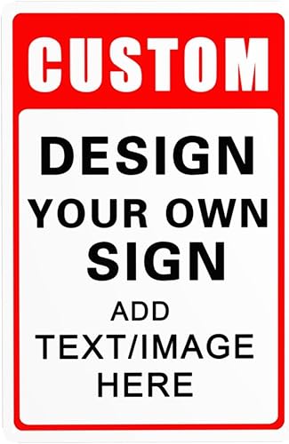 Miniatura 1 de Letreros personalizados para exteriores, letreros de metal personalizados para negocios, lugar de trabajo, oficina, hogar, letreros de entrega,