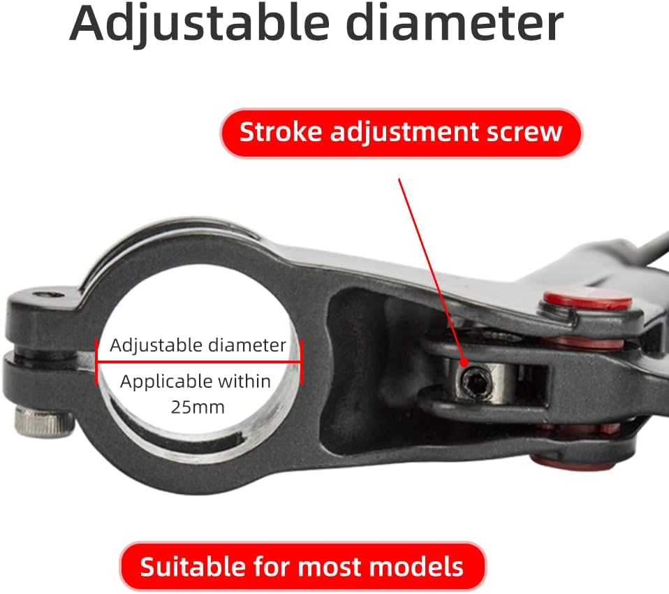 CYSKY MTB Hydraulic Disc Brakes Front Rear Brakes Caliper 160 mm Rotor Brake Kit Hydraulic Disc Brakes Set including Cable for Mountain Road Bike - Image 5