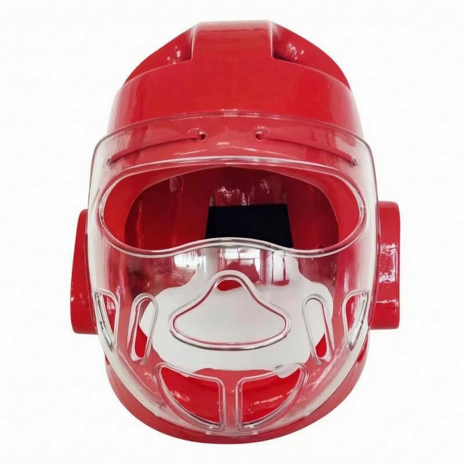 Harilla Cubierta Facial portiva Resisn | Ventilación Transpirable, Casco Entrenamiento, Profesional, Casco con Máscara Facial, Rojo, XS