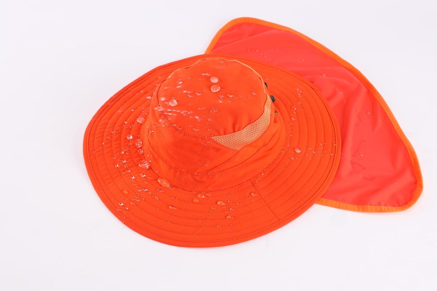 Home Prefer UPF 50+ Sun Hat with Neck Flap Toddler Boys Girls Wide Brim Bucket Hat Quick Dry Kids Safari Beach Adventure Hat - Image 3