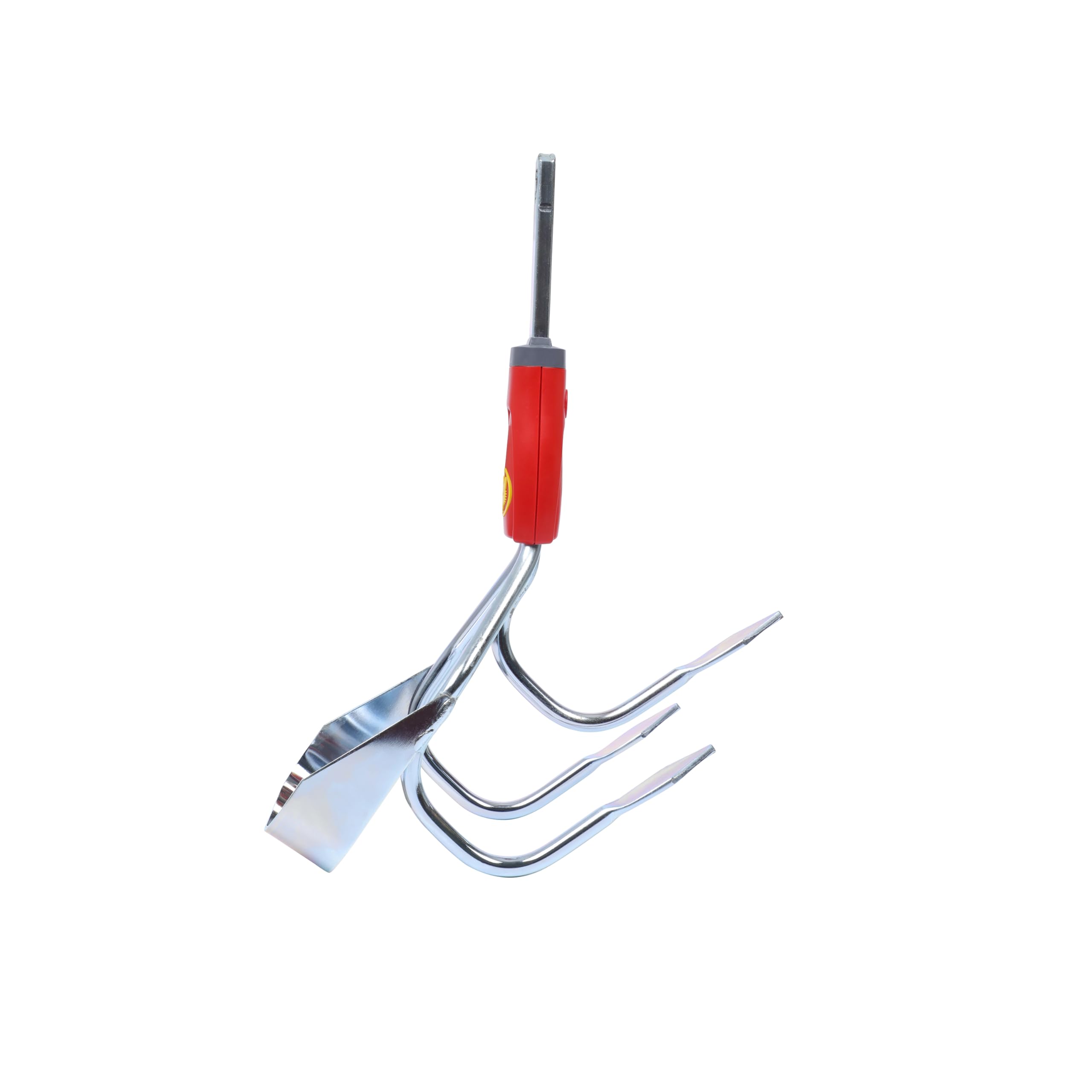 Wolf-Garten 7SingleAAA004650 IE-M Coltivatore Sarchiatore, Rosso/Argento, Single5x26.Singlex39.5 cm