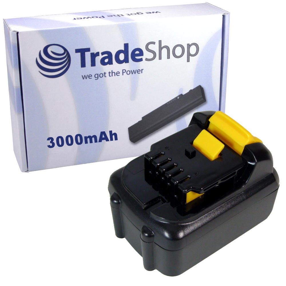 Trade-Shop Batería de ion de litio 10,8 V/3000 mAh compatible con Dewalt DCB120 DCB121 para DCF815S2 DCK210S2 DCK211S2 DCL040 DCL510 DCS310 DCS310S1 DCT410S1 DCT411S1 DCT411S1 1 DCT4. 14S1 DWMTCIR20
