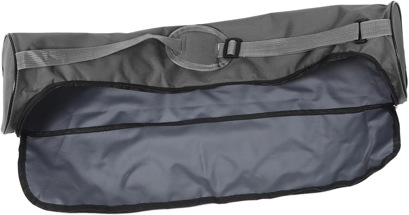 SUPVOX Portable Yoga Bag for Mats Oxford Carrier for Fitness Travel Sports Convenient Storage Holder for Go Use Grey