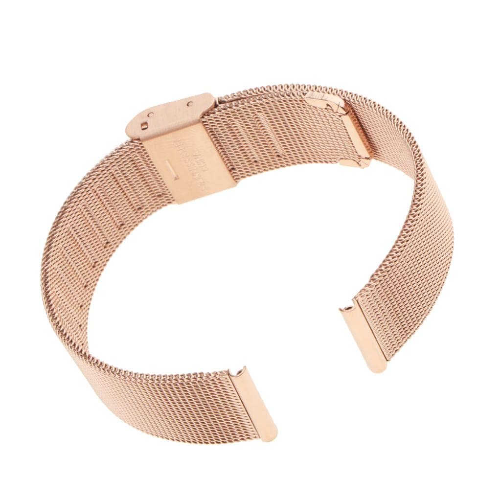 ATORSE® Unisex Luxury Stainless Steel Bracelet Strap Mesh Replacement Watch Band Rose Gold 16Mm (B0CB1FCBFS) Amazon Price History, Amazon Price Tracker