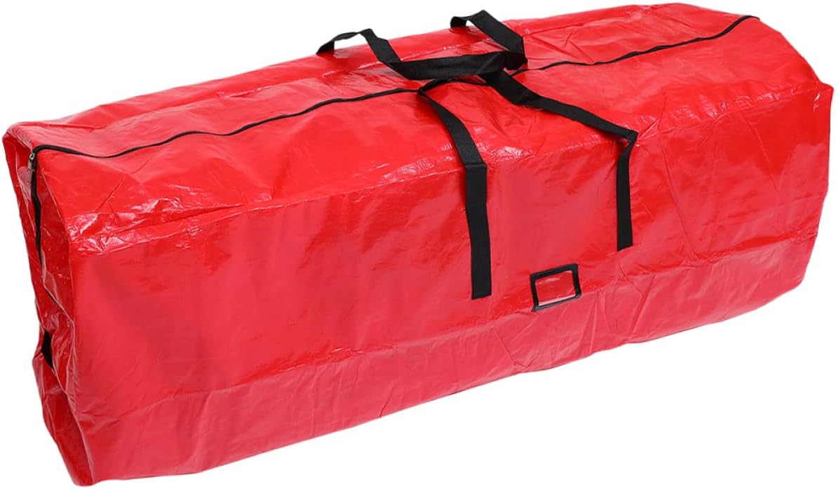 Christmas Tree Storage Bag Heavy-duty Capacity Pouch with Reinforced Handles for Seasonal Decor Protects against Dust and